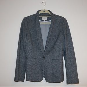 Grey LOFT Blazer with button
